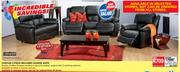 Cancun 3-Piece Recliner Lounge Suite