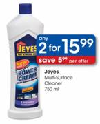 Jeyes Multi-Surface Cleaner-2 x 750ml 