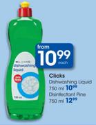 Clicks Disinfectant Pine 750ml Each