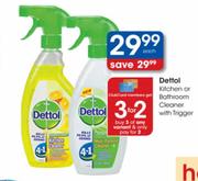 Dettol Kitchen or Bathroom Cleaner with Trigger-Each