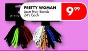 Pretty Woman Lace Hair Bands-24's Each