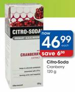 Citro-Soda Cranberry-120g