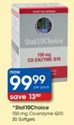 Stat 10 Choice 150mg Co-Enzyme Q10 Softgels-30's