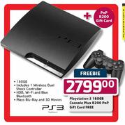 Playstation 3 160GB Console Plus Pnp Gift Card Free