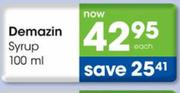 Demazin syrup-100 ml