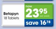 Betapyn-18 tablets