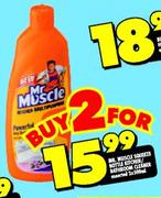 Mr. Muscle Squeeze Bottle Kitchen/Bathroom Cleaner-2x500ml