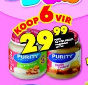 Purity 2nd Foods Baraxos Verskeidenheid-6 x 125ml
