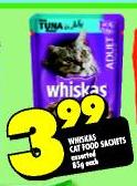 Whiskas Cat Food Sachets-85gm Each