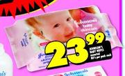 Johnson's Baby Wipes-80's Per Pack