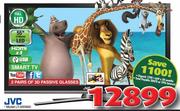 JVC 55" (140cm) LED TV (LT-55N900) + 2 Pairs of 3D Passive Glasses