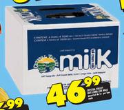 Crystal Valley UHT Long Life Milk-6 x 1Ltr Per Box