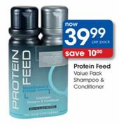 Protein Feed Value Pack Shampoo & Conditioner-Per Pack
