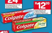 Colgate Regular, Gel Or Herbal Toothpaste-100ml Each