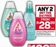 Johnson's Baby Shampoo Conditioner Or 2-In-1 Assorted 100-500ml