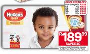Huggies Gold Disposable Nappies Jumbo Pack-Per Pack