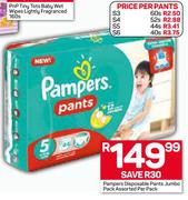 Pampers Disposable Pants Jumbo Pack-Per Pack
