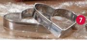 Clicks Home Stainless Steel Heart Or Star Cookie Cutter Set-6 Piece