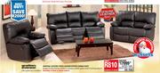 Ventura 3 Action 3 Piece Leather Uppers Lounge Suite