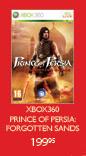 XBOX 360 Prince Of Persia:Forgotten Sands