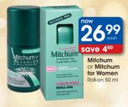 Mitchum Or Mitchum For Women Roll-On-50ml Each