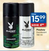 Playboy Deodorant-150ml Each