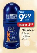 Blue Ice Roll On For Men-50ml Each