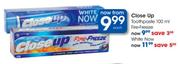 Close Up Toothpaste Fire-Freeze-100ml Each
