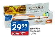 White Glo Toothpaste-125ml Each