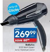 BaByliss 2100 Watt Expert Ionic Hairdryer-D24TE Each