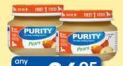 Purity 2nd Foods-5x125ml Each