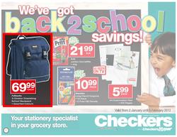 Checkers - Back to School, page 1