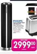 Philips Tower CD/Radio Player With iPod Dock-DCM580