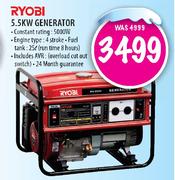 Ryobi 5.5KW Generator