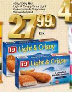 I & J Light & Crispy/Extra Light Gekrummelde Visporsoes-450gm/500gm-Elk
