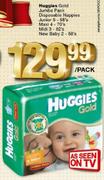 Huggies Gold Jumbo Pack Disposable Nappies Junior 5-58's Per Pack