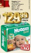 Huggies Gold Jumbo Pack Disposable Nappies Junior 5-58's Per Pack