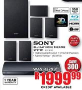 Sony Blu-Ray Home Theatre System 80V E190
