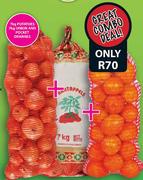 7kg Potatoes,7kg Onions and Pocket Oranges