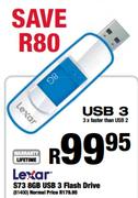 Lexar S73 USB 3 Flash Drive-8GB