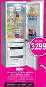 KIC Metallic Silver Bottom Freezer Fridge-346ltr