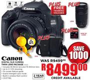 Canon Digital SLR Camera Twin Lens Package-600D