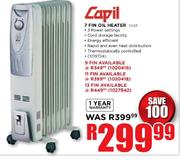 Capil 7 Fin Oil Heater-CH07