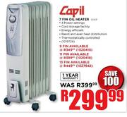 Capil 9 Fin Oil Heater-CH07