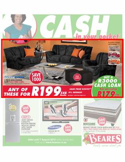 Beares : Cash In Your Pocket (Until 7 Aug), page 1