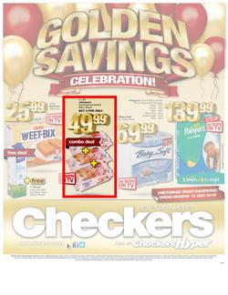 Checkers Gauteng : Golden Savings (16 Jul - 22 Jul), page 1