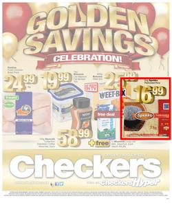 Checkers Free State : Golden Savings (16 Jul - 22 Jul), page 1