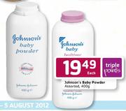 Johnson's Baby Powder Assorted-400g Each