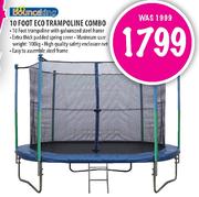 Bounce King 10 Foot ECO Trampoline Combo