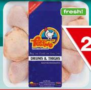 Festive Fresh Chicken Starpack 4 Thighs & 4 Drumsticks-Per kg